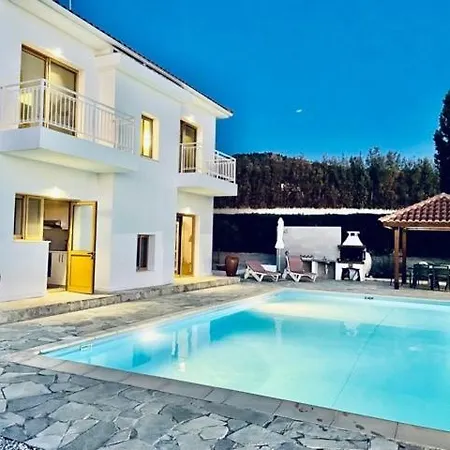 Large Luxury Private Sea View With Pool * Makounta