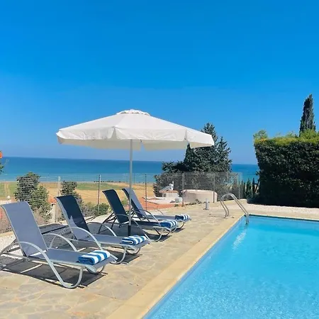 Villa Large Luxury Private Sea View With Pool Makounta